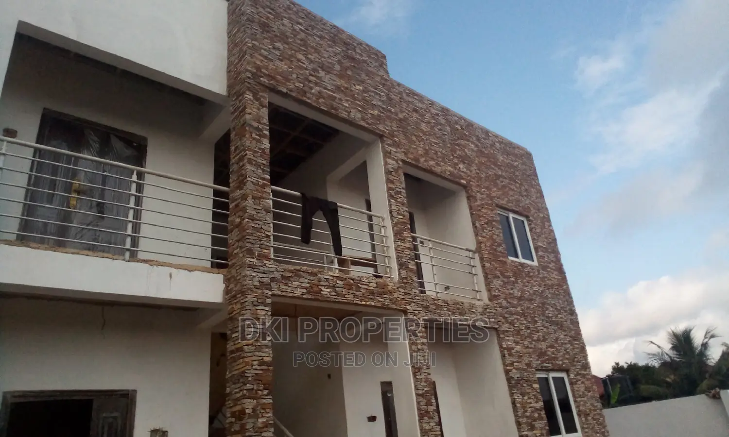 mini 1 (1) Exterior photo of the newly-built block of 4 two-bedroom flats for sale in Amanfrom, Adentan.